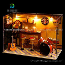 Green Bar DIY Doll House Miniature Doll Houses Toys